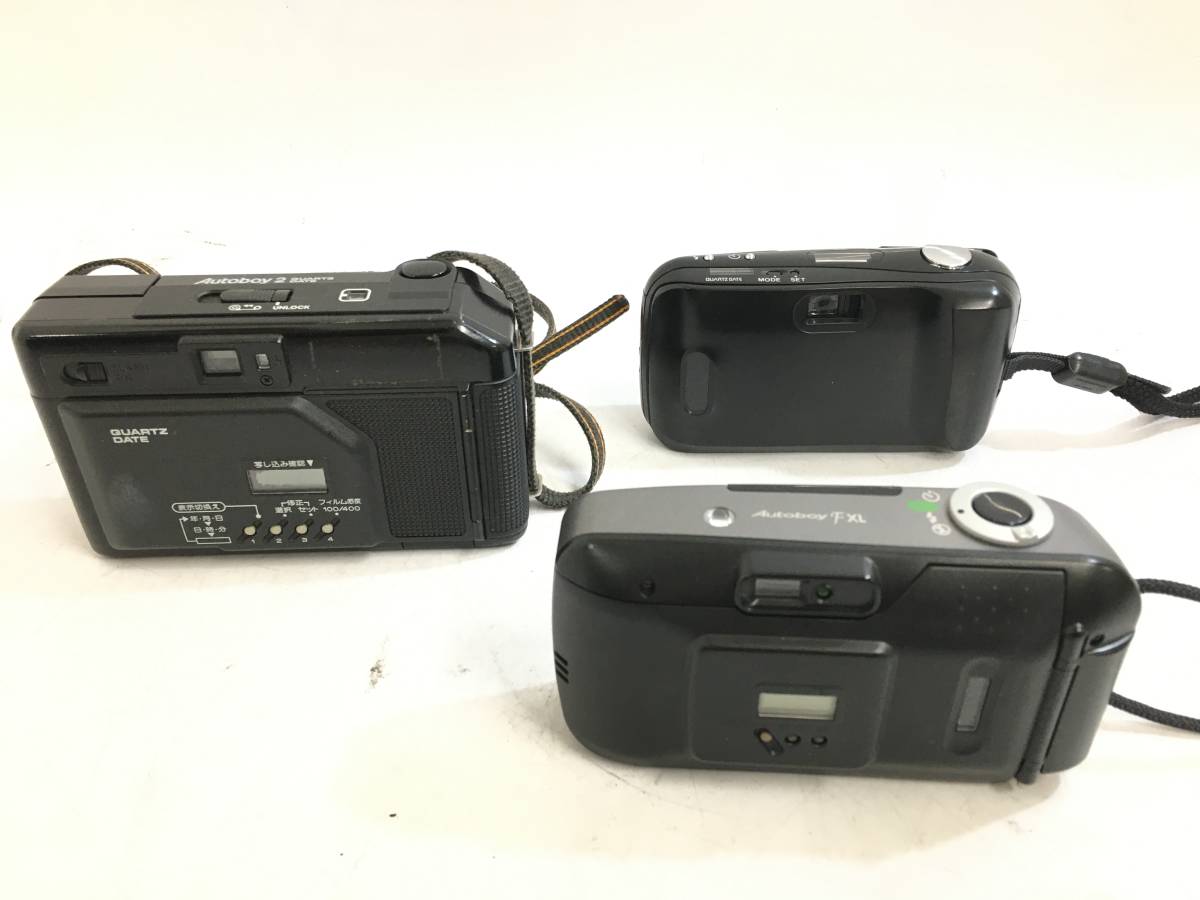 売切り カメラおまとめセット1 Canon Autoboy 2 QUARTZ DATE + Autoboy F XL + OLYMPUS μ[mju:] 他 キャノン オリンパス ジャンク品 Autoboy Canon 売切り juno セット □買取まねきや