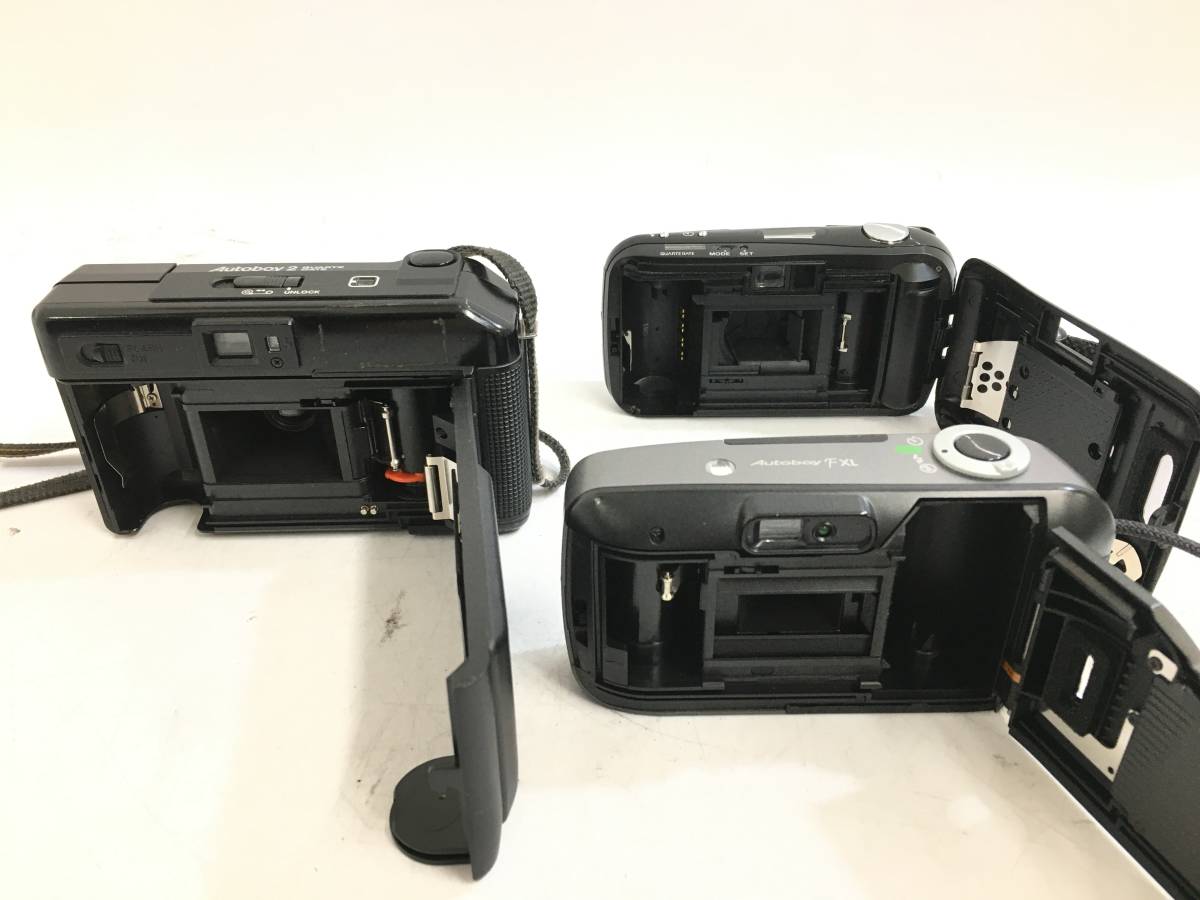 売切り カメラおまとめセット1 Canon Autoboy 2 QUARTZ DATE + Autoboy F XL + OLYMPUS μ[mju:] 他 キャノン オリンパス ジャンク品 Autoboy Canon 売切り juno セット □買取まねきや