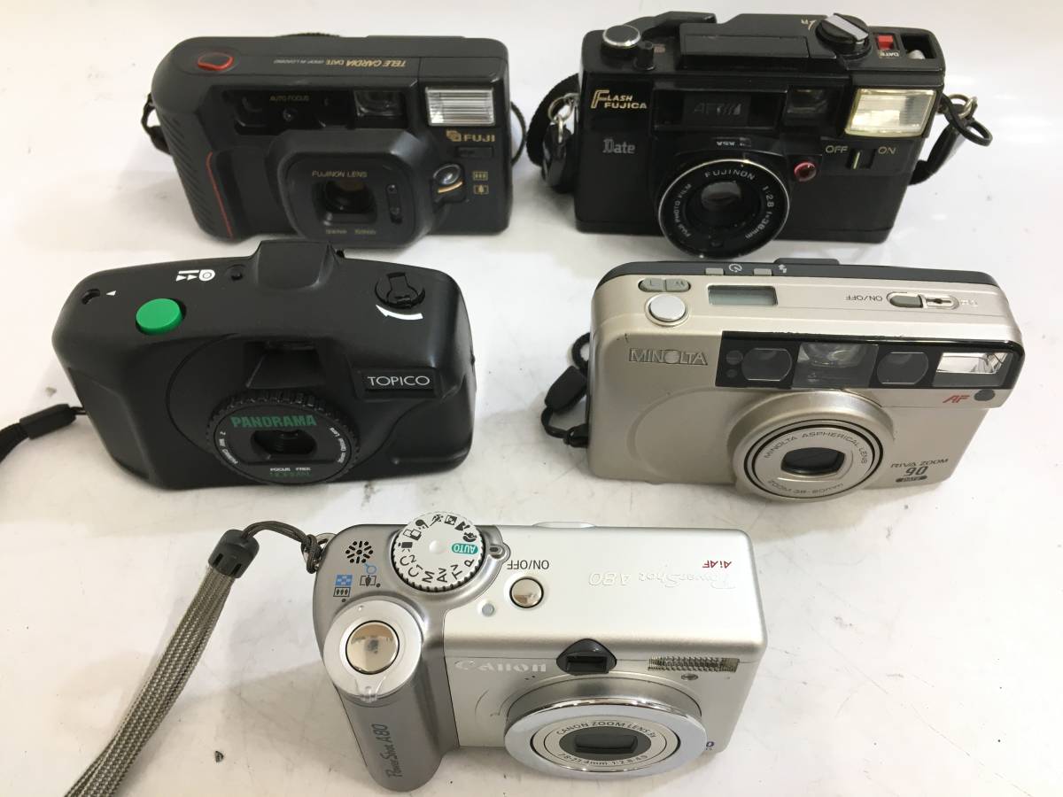 売切り カメラおまとめセット1 Canon Autoboy 2 QUARTZ DATE + Autoboy F XL + OLYMPUS μ[mju:] 他 キャノン オリンパス ジャンク品 Autoboy Canon 売切り juno セット □買取まねきや