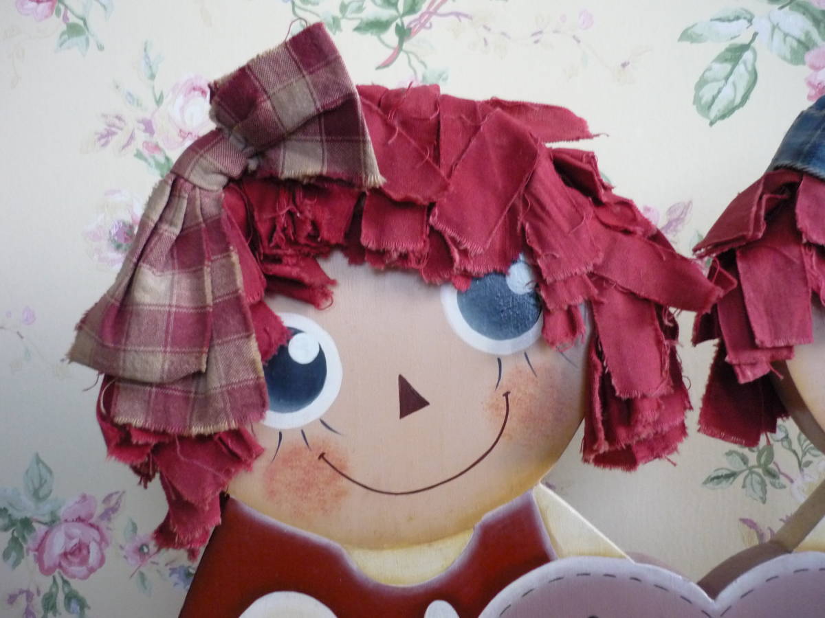 ラガディ アン＆アンディ カントリー雑貨 木製 トールペイント 希少