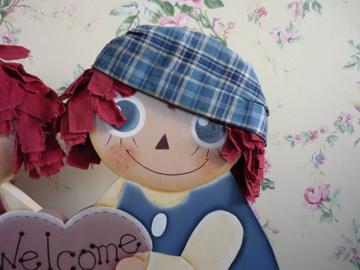 ラガディ アン＆アンディ カントリー雑貨 木製 トールペイント 希少