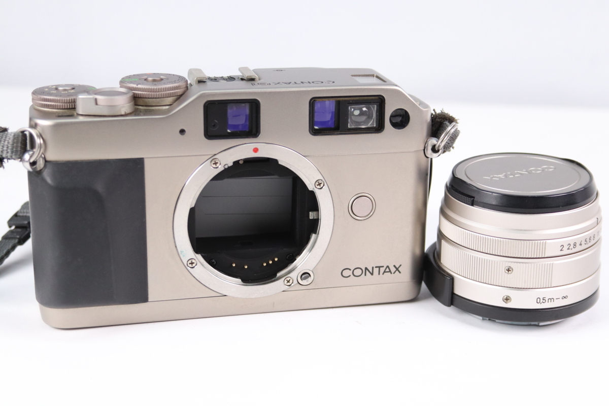 CONTAX コンタックス G1 CARL ZEISS PLANAR 45mm F2 T* レンズ レンジ 