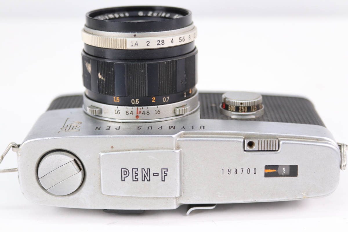 【ジャンク扱い】OLYMPUS PEN-F+40mm F1.4レンズ付き ジャンク】OLYMPUS オリンパス PEN-F G.ZUIKO AUTO-S 40mm F1.4 単焦点
