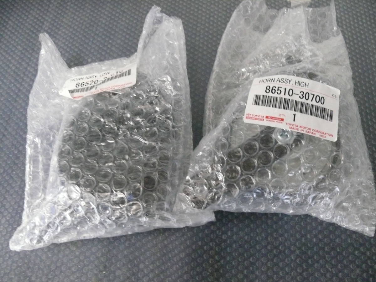 【豊富な，限定セール】 TOYOTA 純正ホーン MARUKOHORN 86510-30700/86520-30610 現状(純正品)｜売買されたオークション情報、yahooの商品情報をアーカイブ公開 - オークファン 純正品