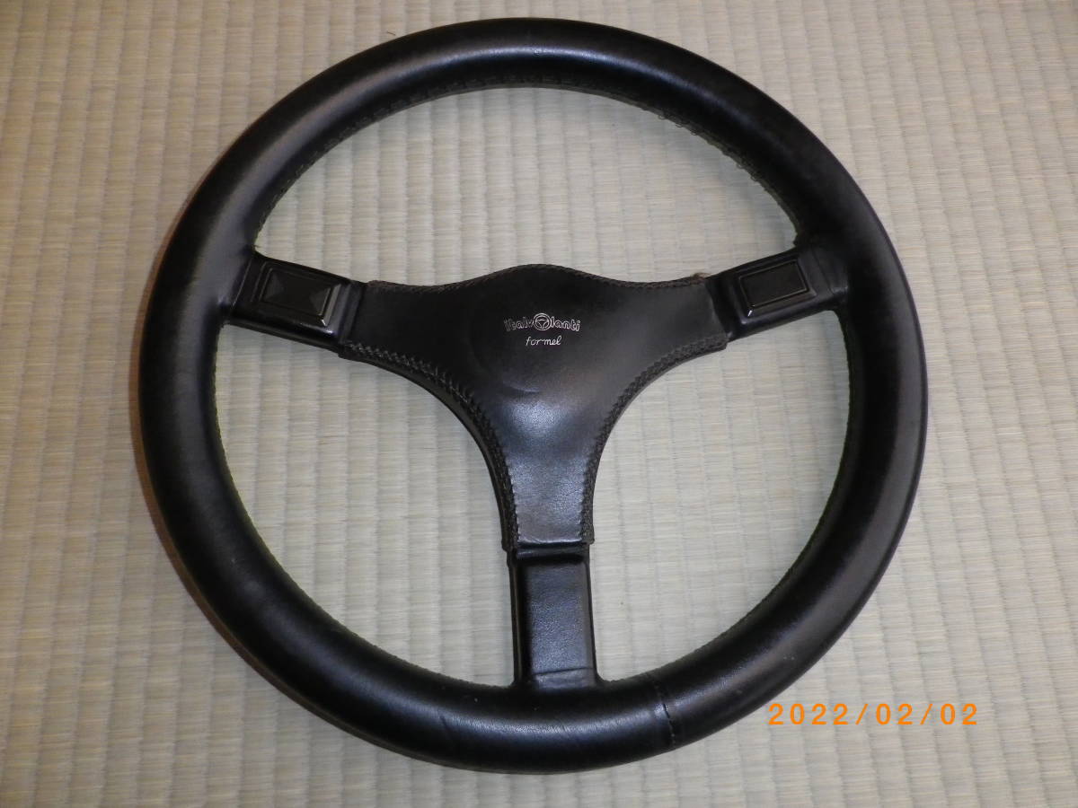 italvolanti イタルボランテ.ステアリングLine3000革巻ハンドル