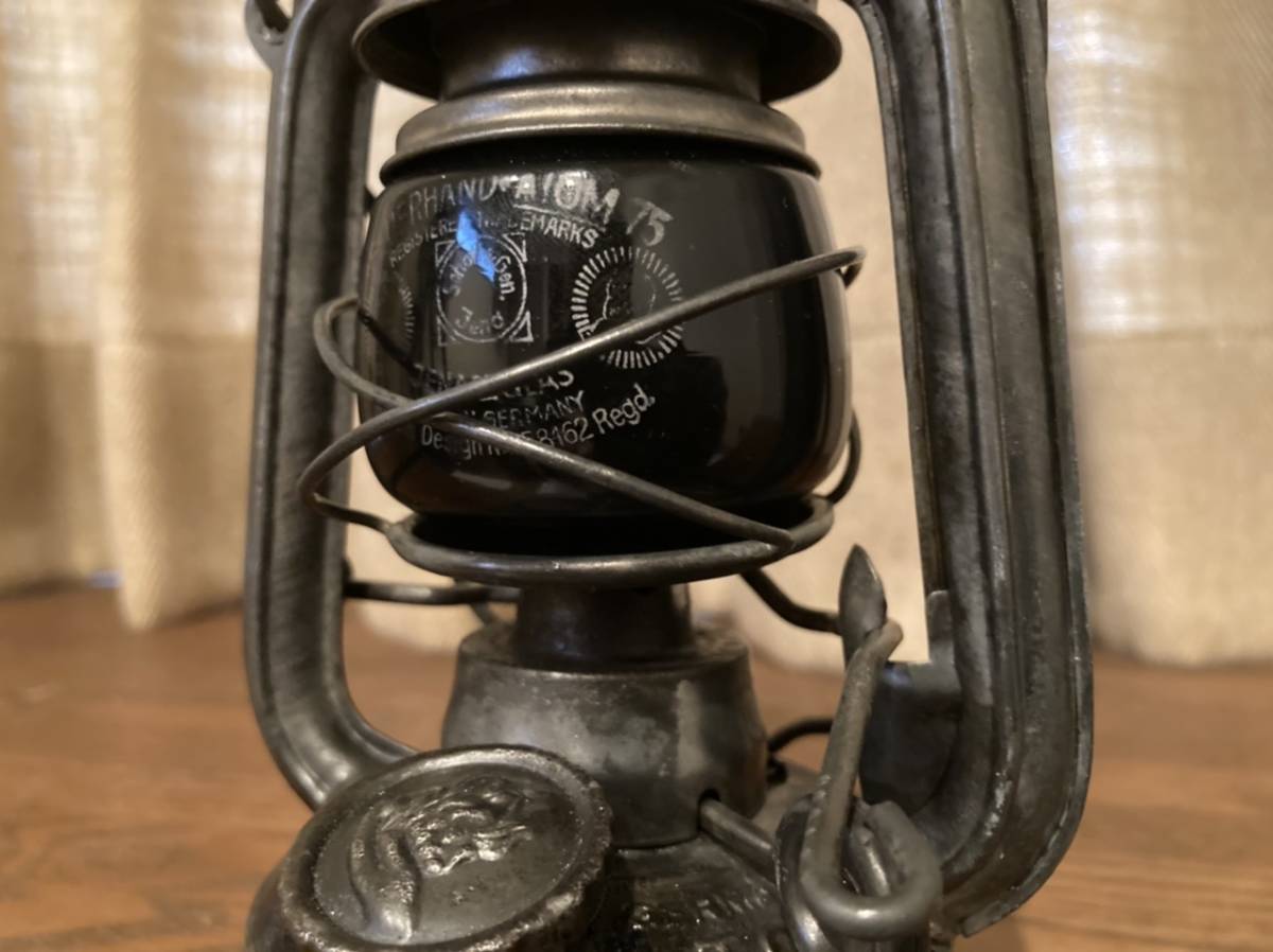 feuerhand ATOM 75 ブラック ホヤ ヴィンテージ ランタン ドイツ
