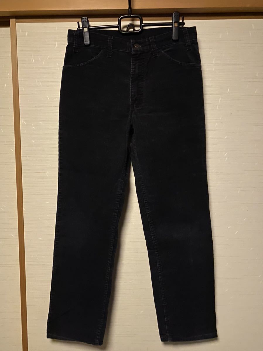 LEVIS VINTAGE 80s 519-1558 CORDUROY（美品 ビンテージ 黒 リーバイス 