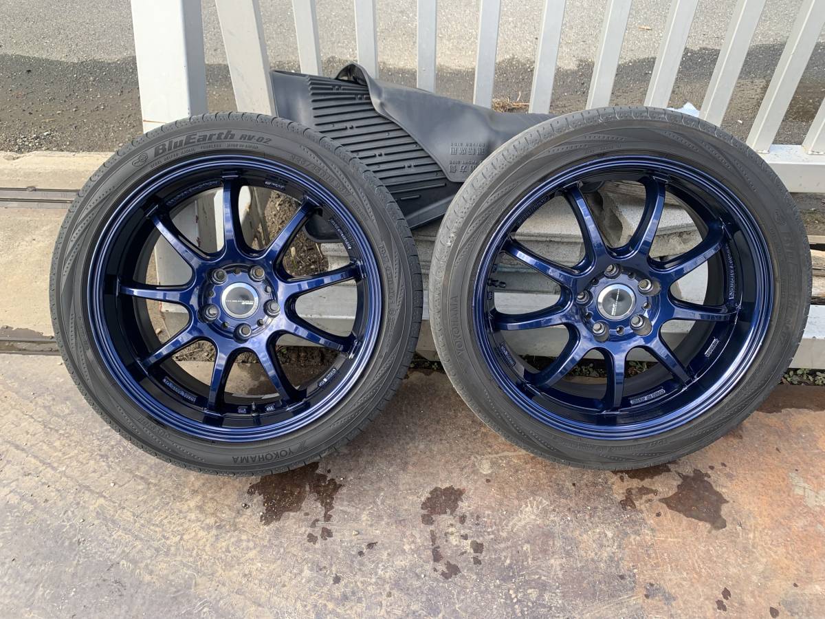 WORK エモーション D9R 18インチ PCD114.3 7.5J INSET53 エタナール 