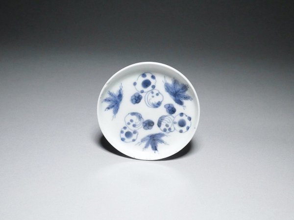 古伊万里 雪輪 若松に梅図 豆皿 NO.D1-3322 古伊万里 | 豆