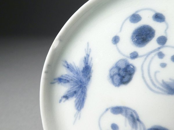 古伊万里 雪輪 若松に梅図 豆皿 NO.D1-3322 古伊万里 | 豆