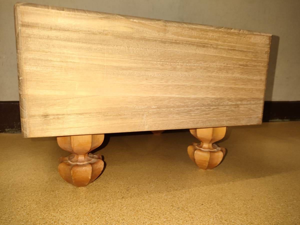 ☆ 「碁盤・ヒバ？柾目・桐箱蓋・布カバー付き」 ☆ 本榧 国産 囲碁盤