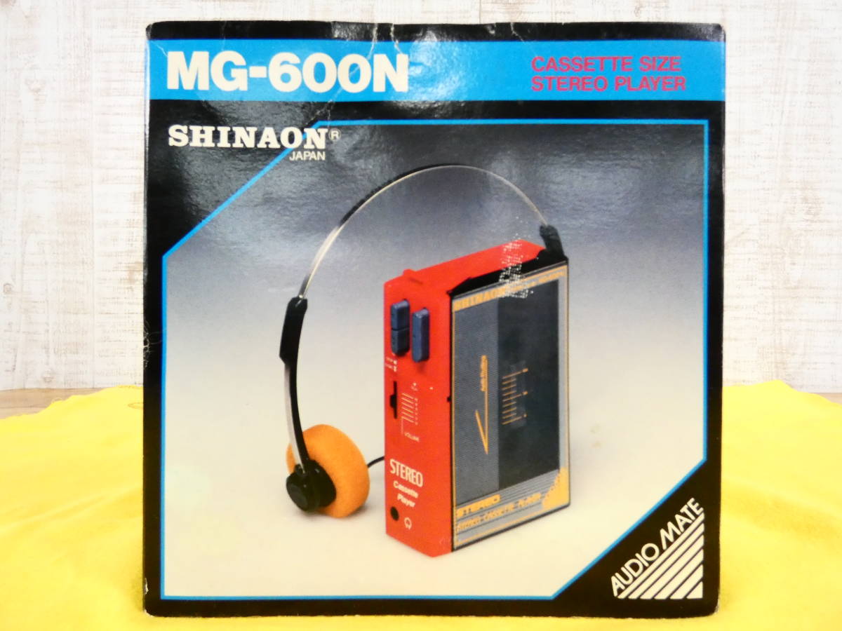 SHINAON MG-600N ステレオカセットプレーヤー 音響機器 オーディオ