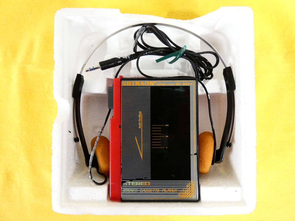 SHINAON MG-600N ステレオカセットプレーヤー 音響機器 オーディオ