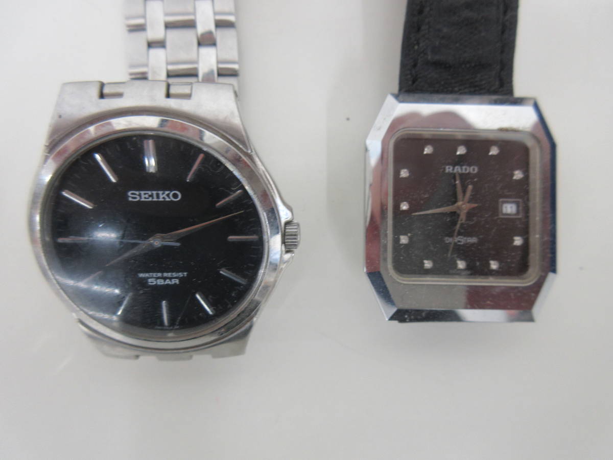 ジャンク 腕時計 10本セット SEIKO CASIO G-SHOCK（G-300LV） CITIZEN RADO