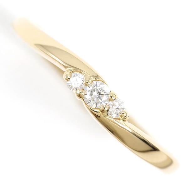 リング ダイヤモンド K18YG 9.5号 ダイヤ k18ygの通販 中古 9．5号 公式通販 Vecchio Ponte 0.07ct 指輪 KOMEHYO 0.07CT中古 約20.6g