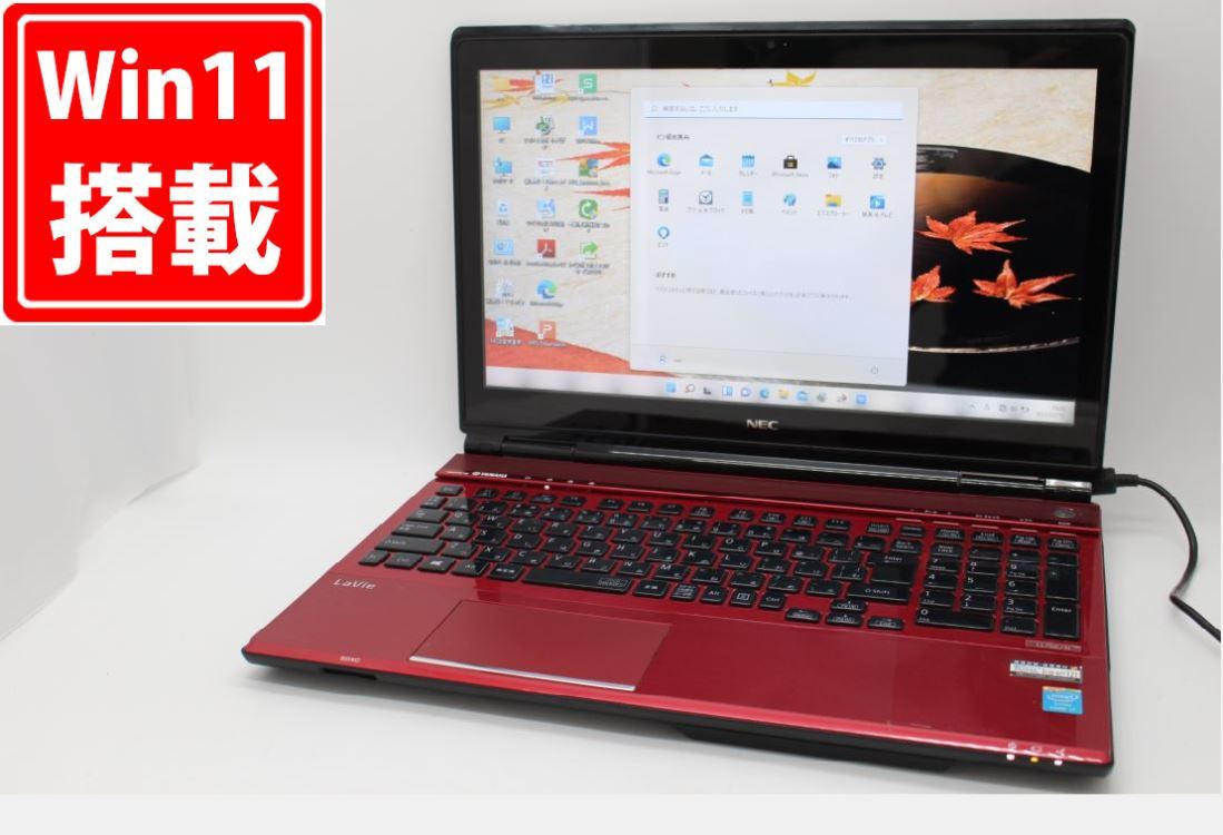 1000GB搭載 訳有 タッチ 15.6型 NEC LL750LS2JR Blu-ray Windows11 四