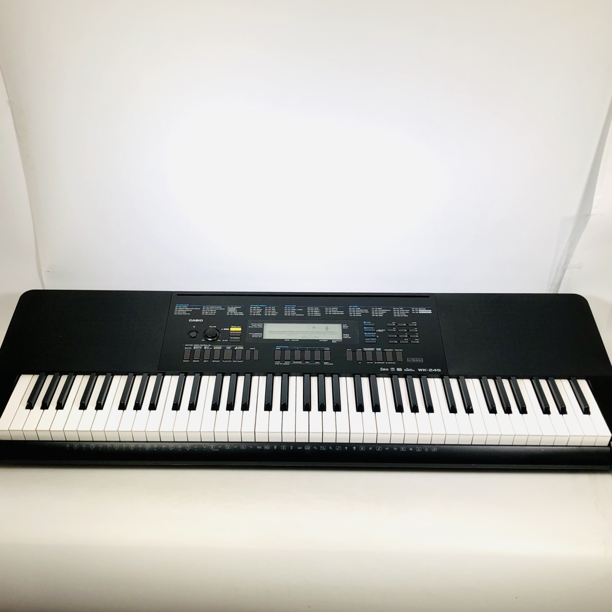 中古 CASIO デジタルキーボード WK-245 76鍵盤 WK-245 電子キーボード