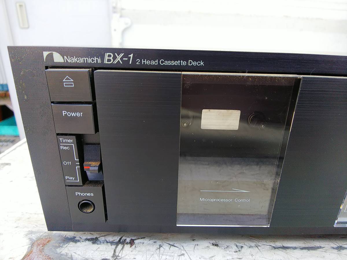 ナカミチ Nakamichi BX-1 2ヘッド カセットデッキ 通電確認済み ◇◇通電確認済【即決】Nakamichi BX-1 ナカミチ 2ヘッドカセット