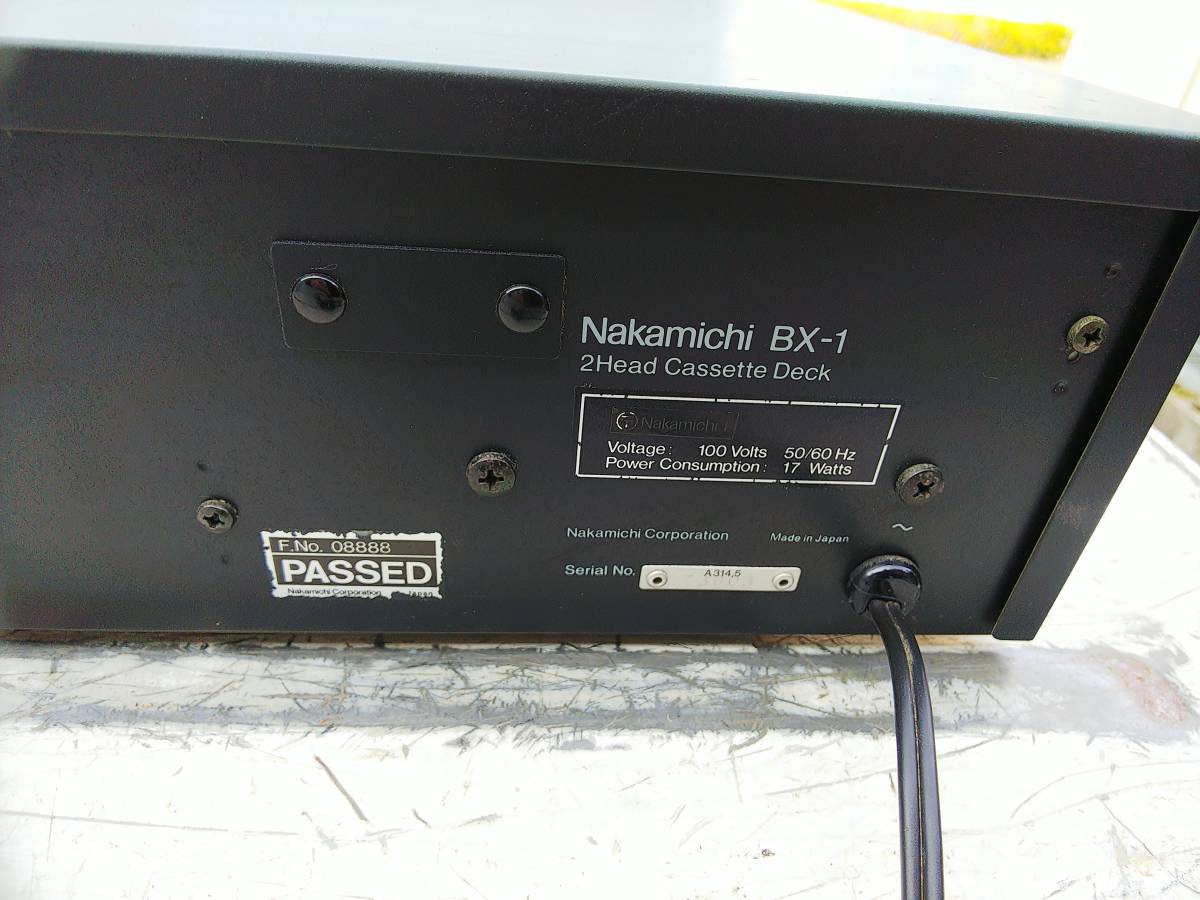 ◇◇通電確認済【即決】Nakamichi BX-1 ナカミチ 2ヘッドカセット