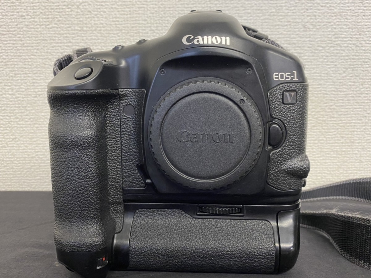 比較的美品 Canon キャノン EOS-1V HS PB-E2付 ボディ 一眼レフ オート
