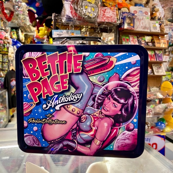 BETTIE PAGE Anthology ロッキンジェリービーン　木製フレーム Bettie Page x Rockin'Jelly Bean LUNCH BOX ロッキンジェリービーン