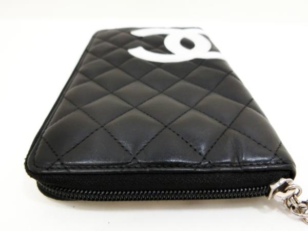 ラウンドファスナー長財布 カンボンライン シャネル CHANELシャネル 