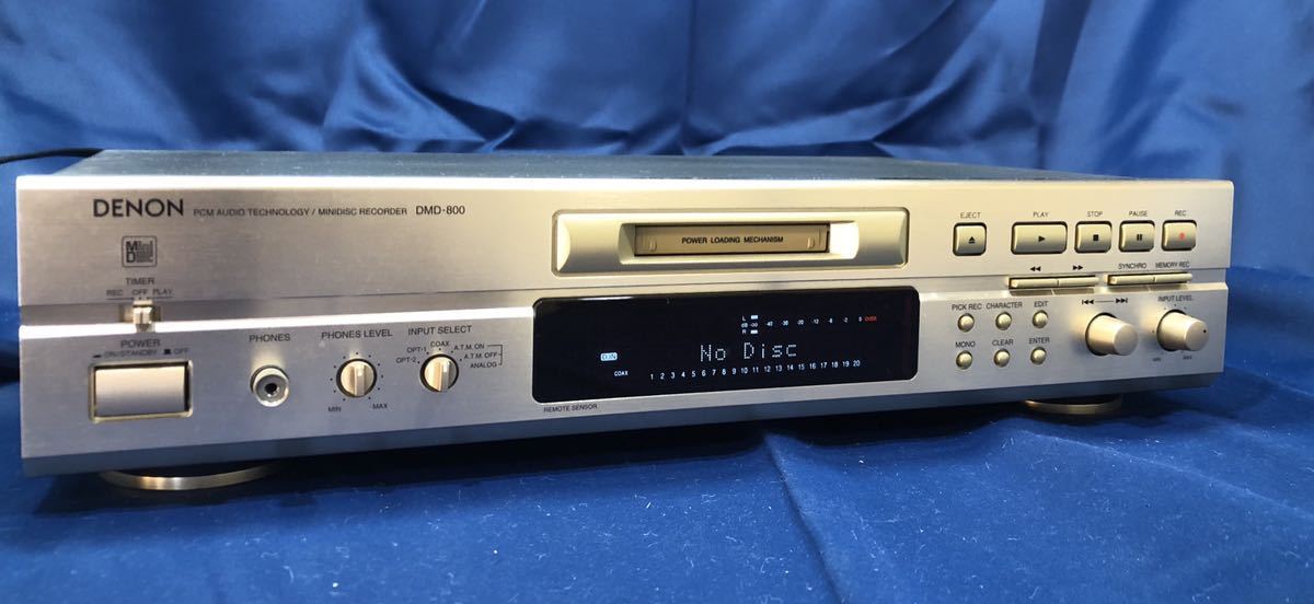 DENON DMD-800 MDデッキ MDプレーヤー/レコーダー 日本製 【公式通販】