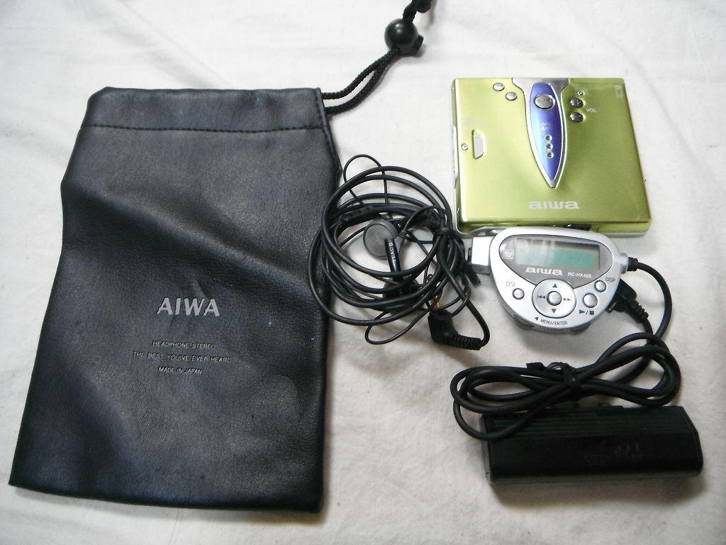 美品 AIWA アイワ MDウォークマン NetMD AM-NX1 動作確認済 美品 AIWA