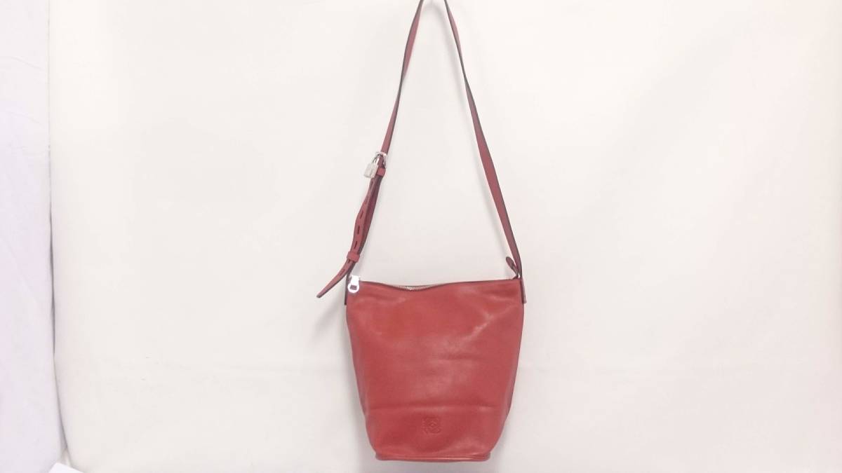 ロエベ アナグラム ショルダーバッグ LOEWE レザー ・ バッグ（カラー 