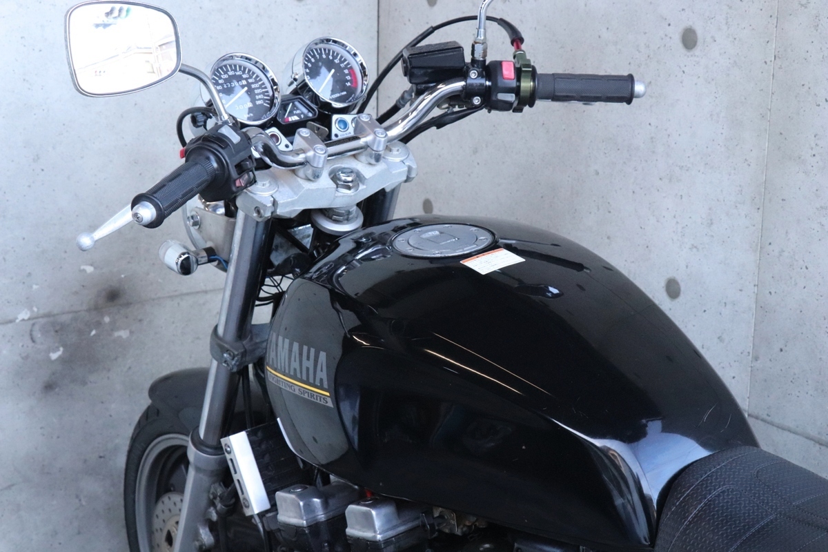 横浜～ YAMAHA XJR400 旧車 4HM 平成5年式 ブラック カスタム 車検付