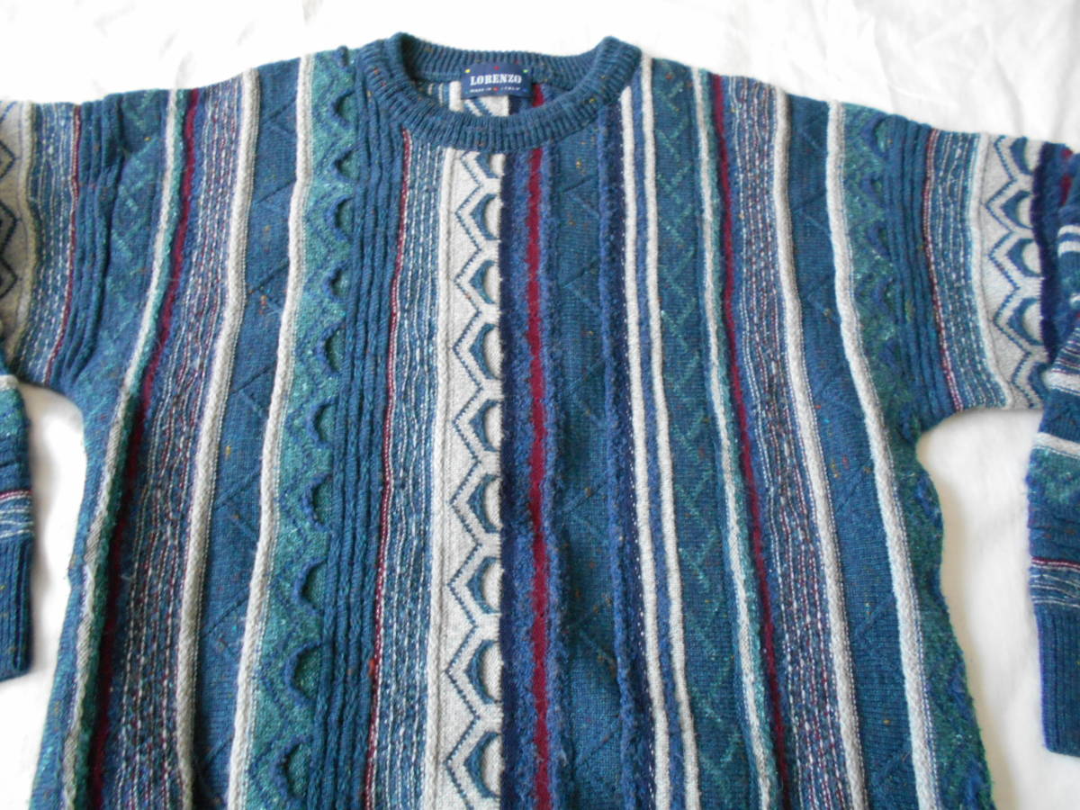 3D 立体セーター Lorenzo Italy製 M 検 Coogi 【公式通販】