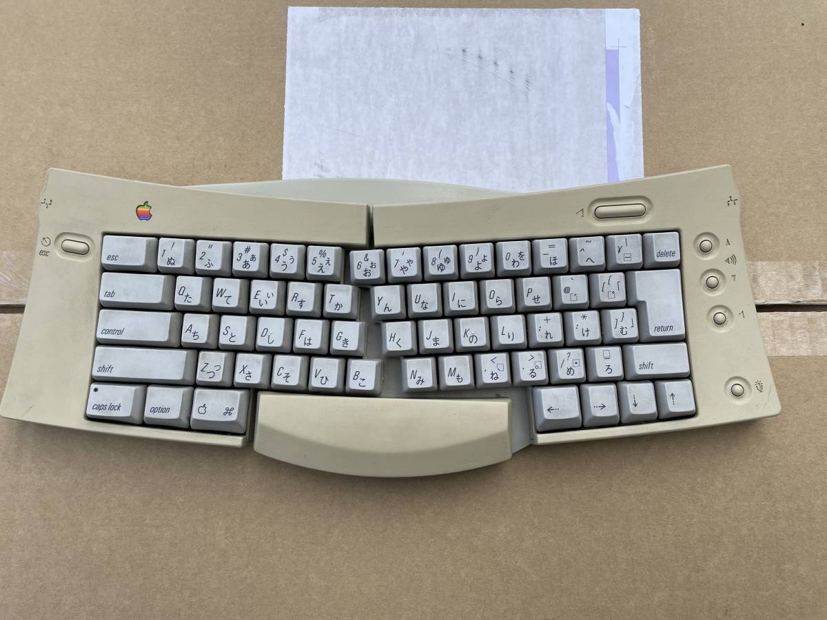 キーボード Apple Adjustable Keyboard ww5185 極美品 Apple adjustable Keyboard アジャスタブルキーボード