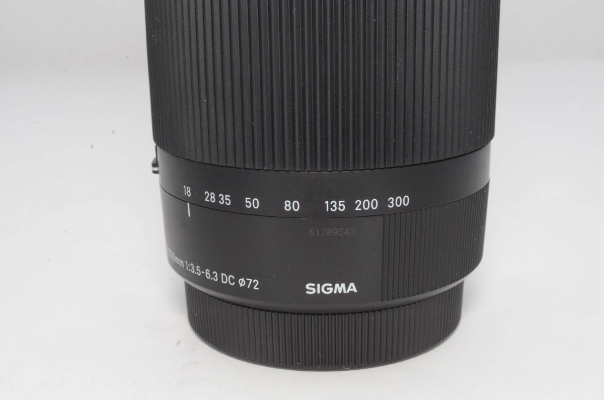 【元箱入り美品】SIGMA シグマ 18-300mm F3.5-6.3 DC MACRO OS HSM | Contemporary C014 | Canon EF-Sマウント DC F3.5-6.3 18-300mm ☆極上美品☆ ★極上品★ EFマウント
