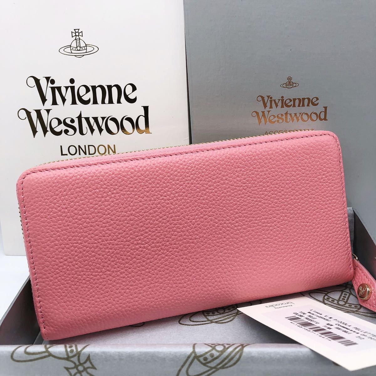 Vivienne Westwood 長財布 ピンク 公式通販 Vivienne Westwood 長財布 