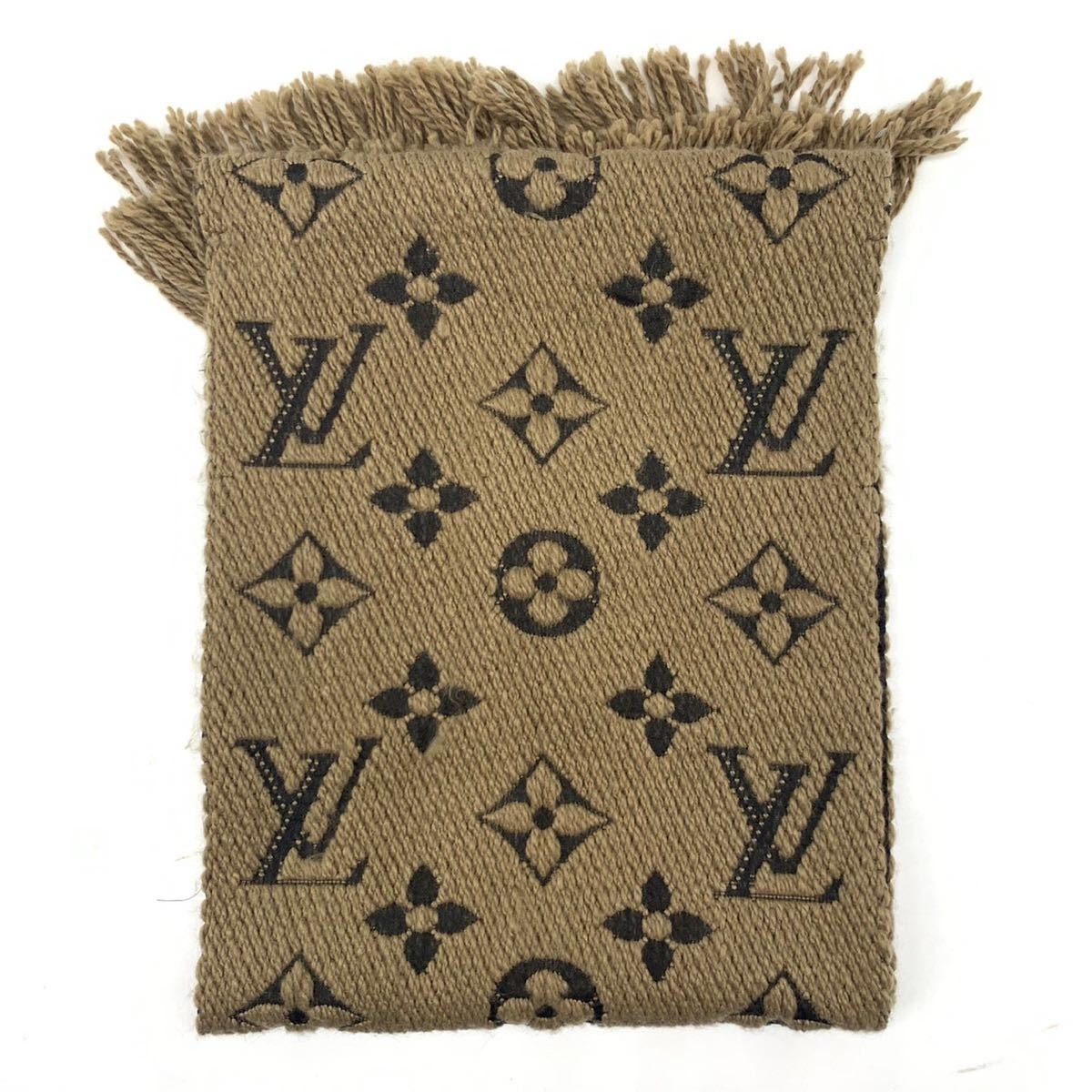 1円 □美品□ ルイヴィトン LOUIS VUITTON エシャルプ ロゴ 1円 □美品□ ルイヴィトン LOUIS VUITTON エシャルプ ロゴ