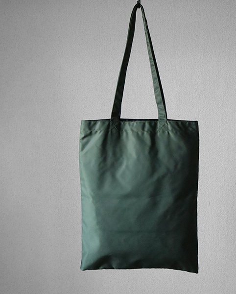 MARNI ◇21SS MARNI LOVER ナイロン トートバッグ (ブラック×オリーブ 