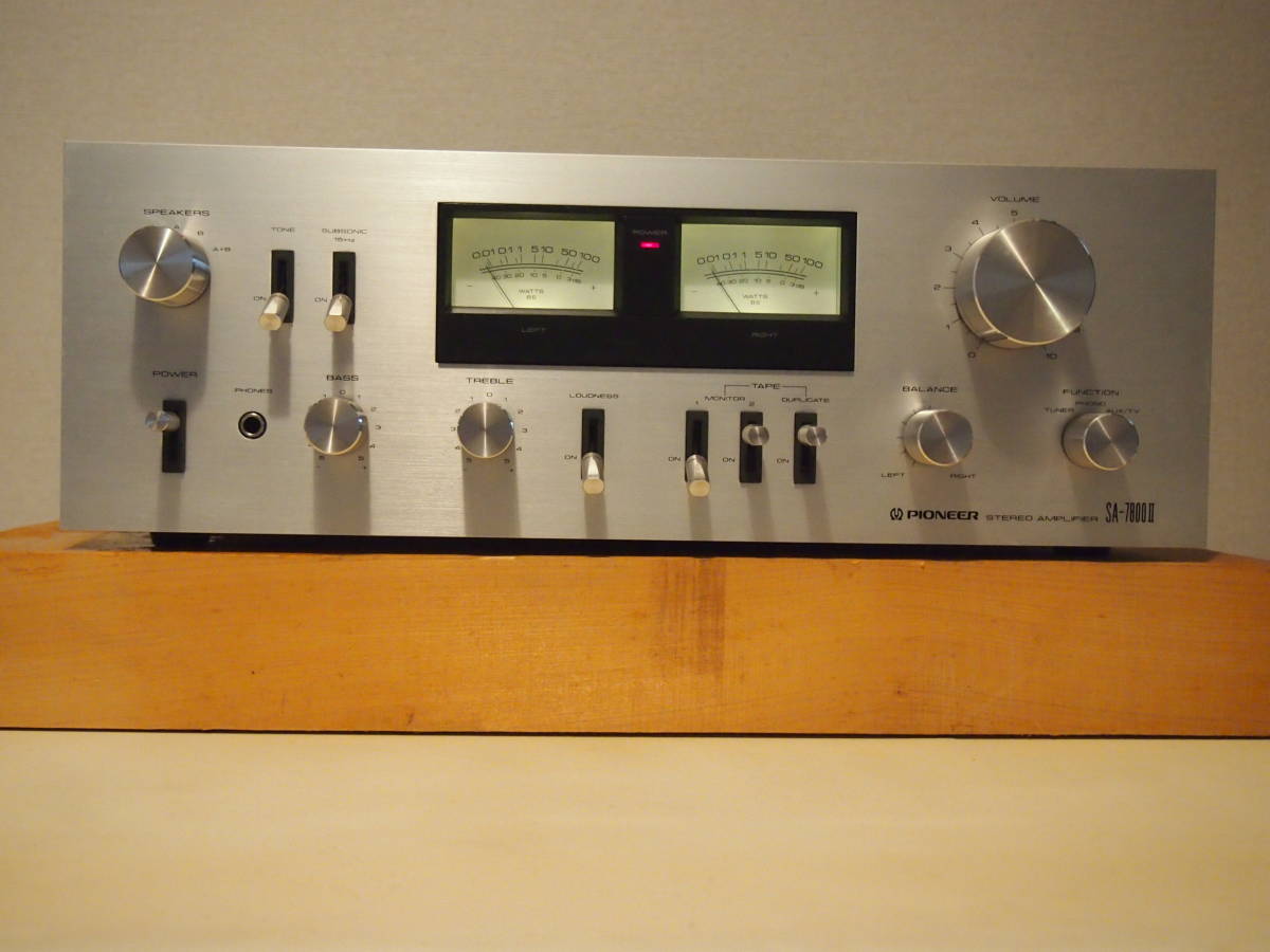 PIONEER SA-7800Ⅱ (音出し確認済みだがジャンク) 高齢になりましたで
