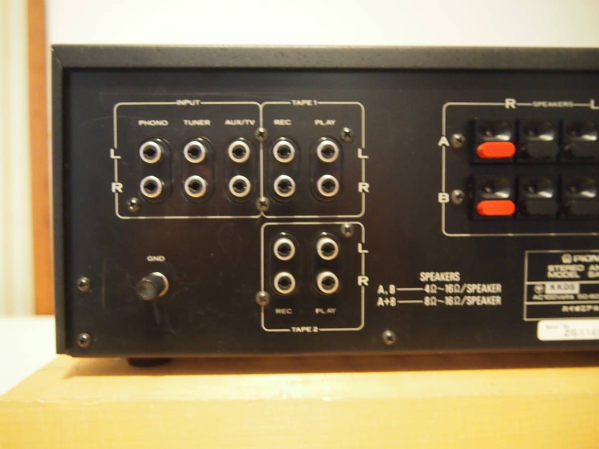 お買い得，SALE PIONEER SA-7800Ⅱ (音出し確認済みだがジャンク)