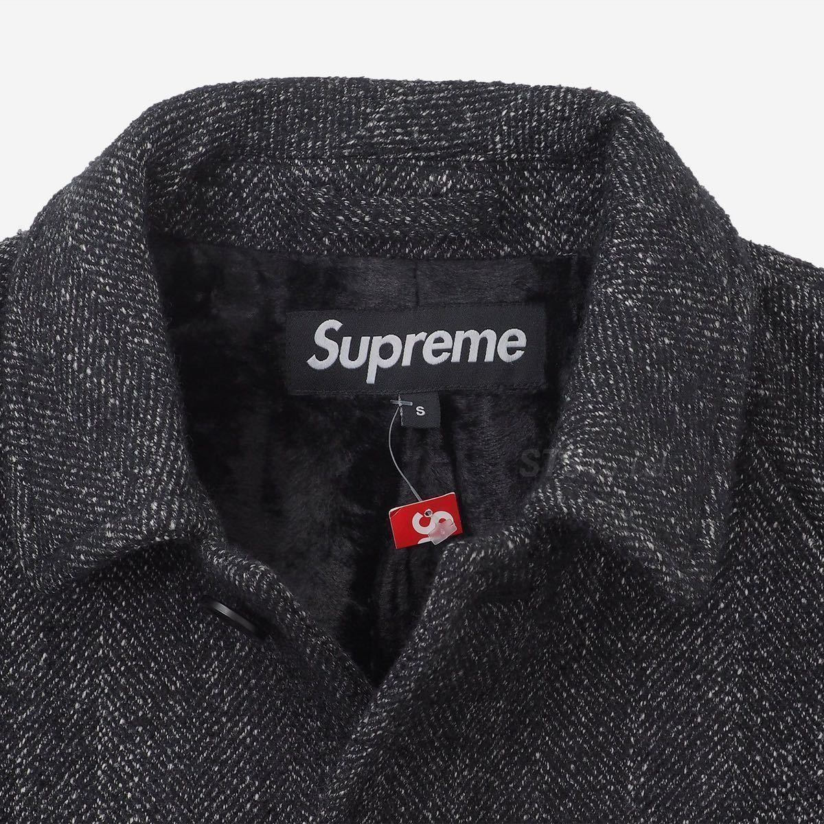 1円スタート】【新品未使用】Supreme Wool Trench Coat Herringbone L