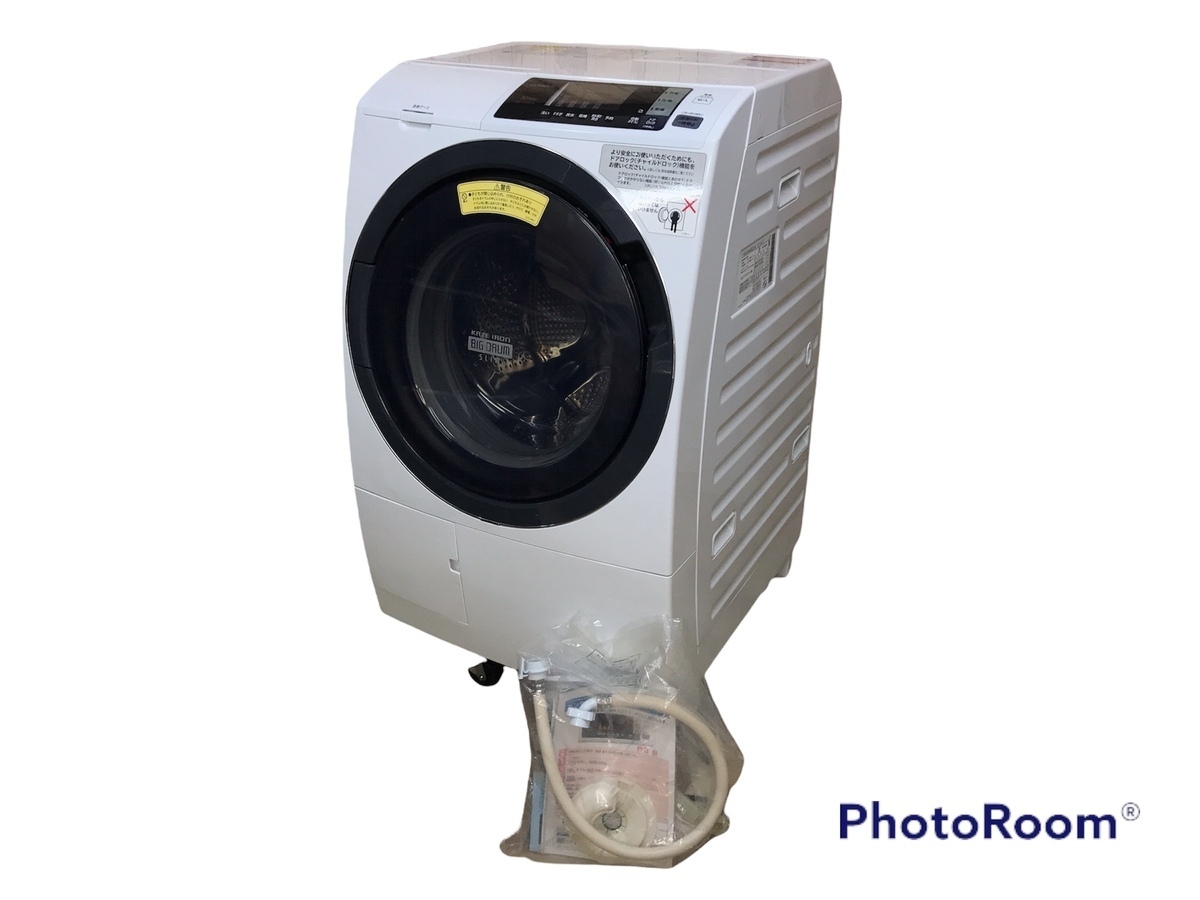 HITACHI 日立 BD-SG100AL ドラム式 洗濯機 2017年製 家電 中古 楽直