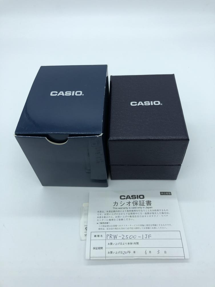 PRW-2500-1JF CASIO プロトレック 中古 ラバーバンド 特価1台カシオ