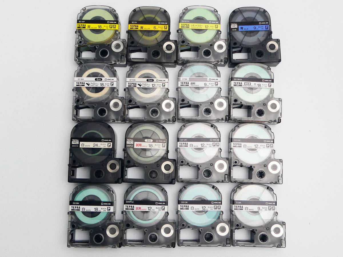 TEPRA ラベルテープセット 36mm 24mm 18mm 9mm 楽天市場】キングジム用