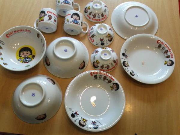 未使用品 ちびまる子ちゃん 食器セット お皿・マグカップ　子供