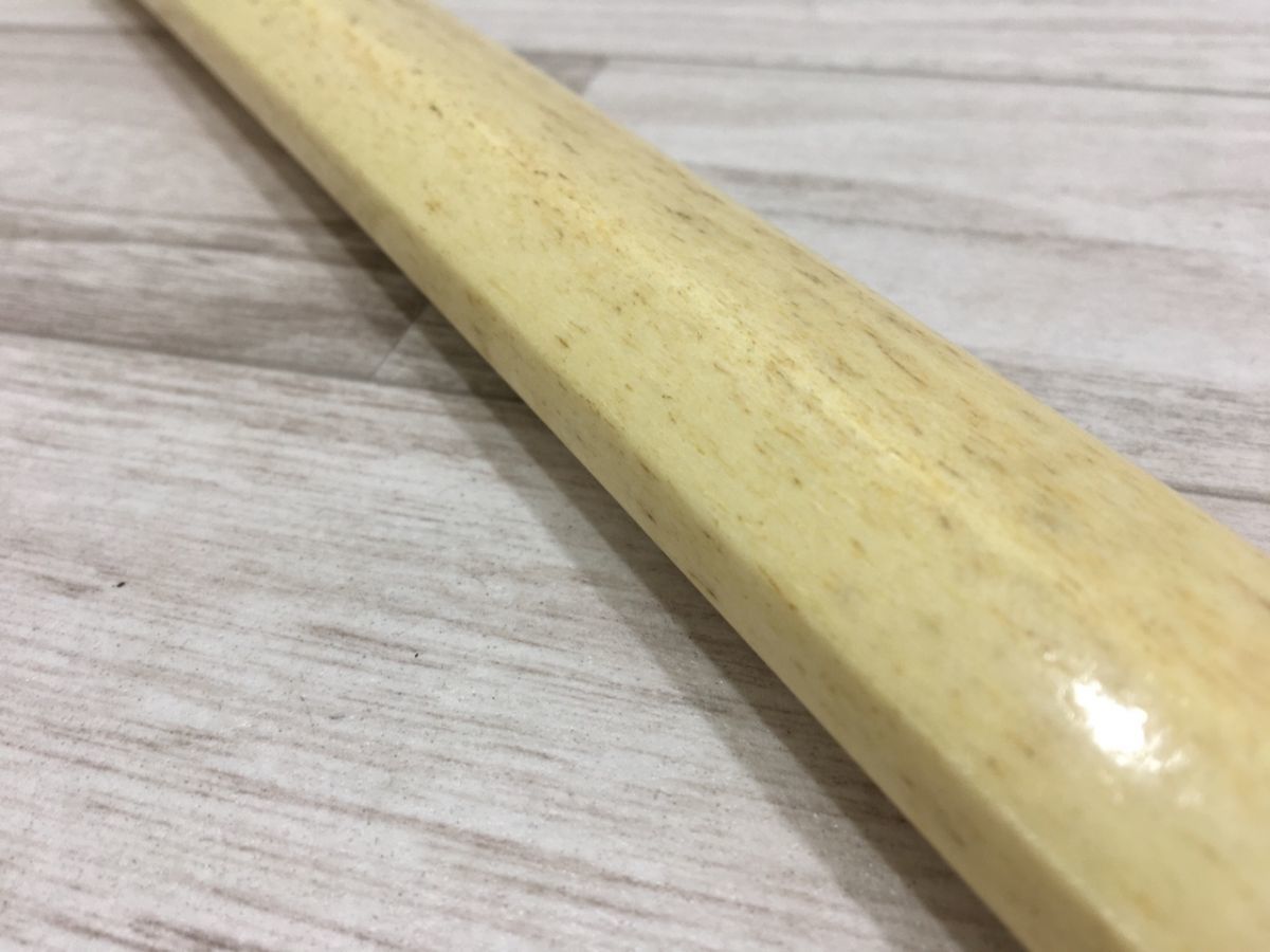 鯨骨刀 クジラ骨 鯨骨材 時代物 骨刀 長さ約99.8cm 重さ
