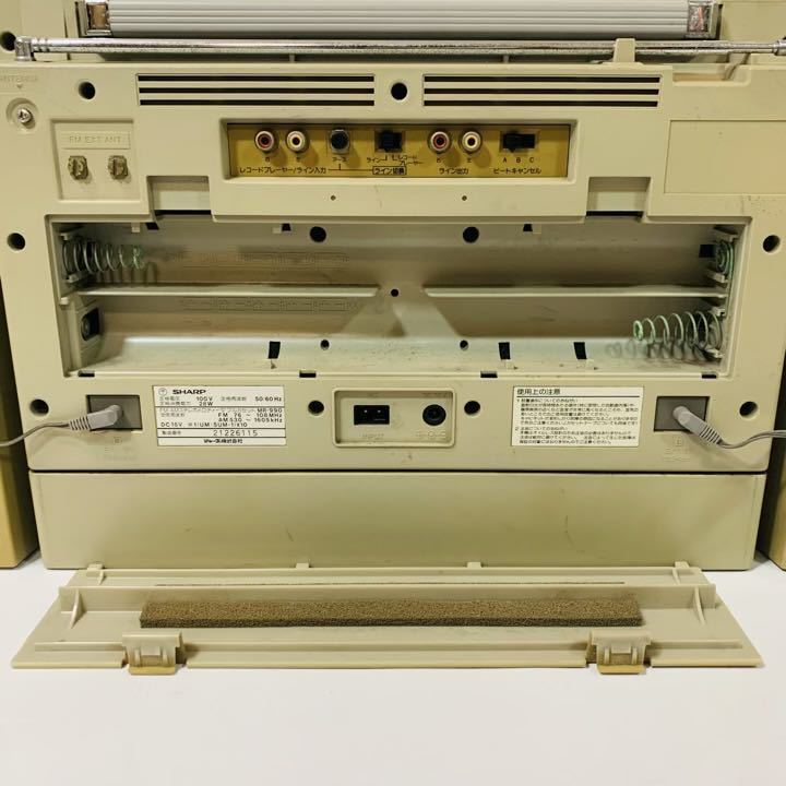 現状品】SHARP シャープ MR-990 FM/AMステレオメロディーダブルラジオ