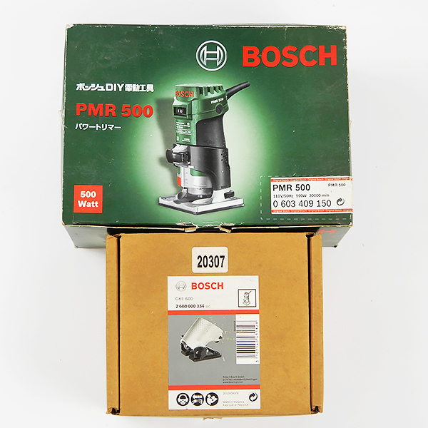 爆買い，限定セール 品 BOSCH ボッシュ パワートリマー PMR500+角度ベース 切削工具 電動工具 F3007(電動工具)｜売買されたオークション情報、yahooの商品情報をアーカイブ公開 - オークファン その他