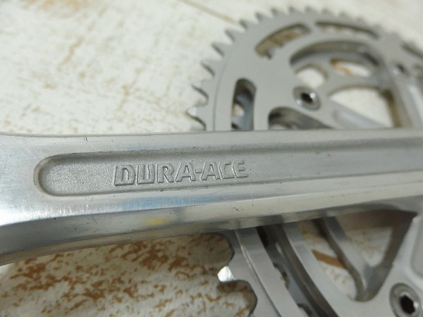 ☆ビンテージ SHIMANO DURA ACE☆クランクセット 165mm 52×44T BB付き