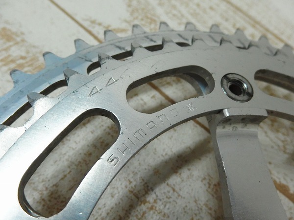 ☆ビンテージ SHIMANO DURA ACE☆クランクセット 165mm 52×44T BB付き