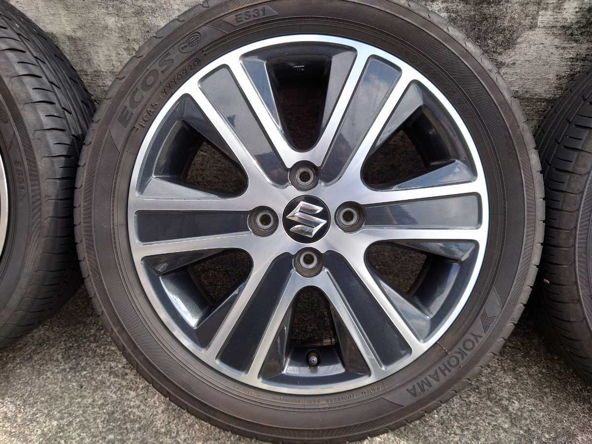 スズキ ワゴンR スティングレー MH55S 純正アルミ&タイヤ（165/55R15 