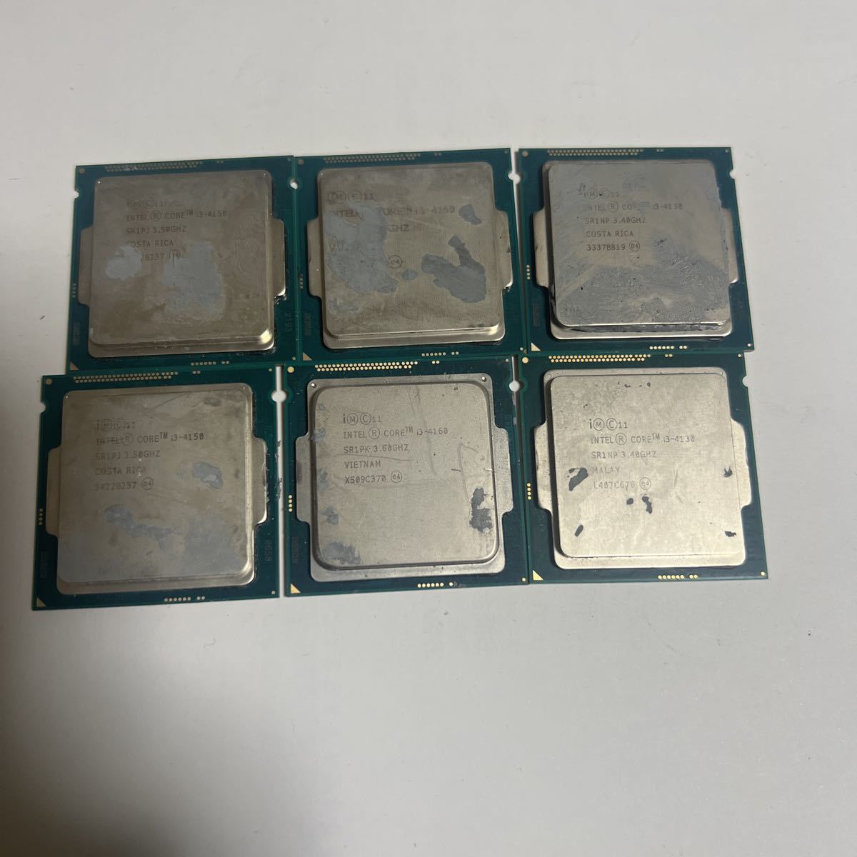 驚きの破格値，本物保証 Intel Core i3 -4150 2枚 i3-4160 2枚 i3-4130 2枚セット(Core i3)｜売買されたオークション情報、yahooの商品情報をアーカイブ公開 - オークファン Core i3